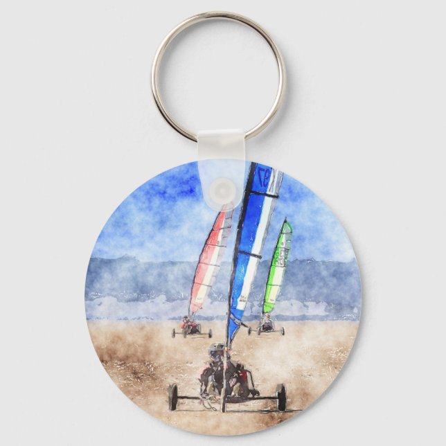 Three Blokarts Keychain (Front)