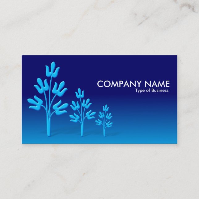 Three Blue Trees Business Card (Front)