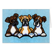 Three Boxers Personalized (Front Horizontal)
