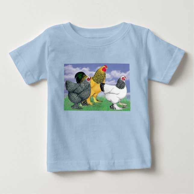 Three Brahmas Baby T-Shirt (Front)