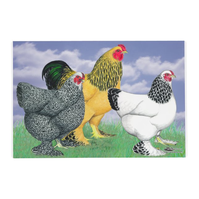 Three Brahmas Placemat (Front)