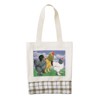 Three Brahmas Zazzle HEART Tote Bag