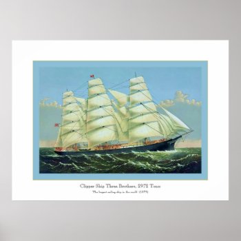 Three Brothers Poster by VintageFactory at Zazzle