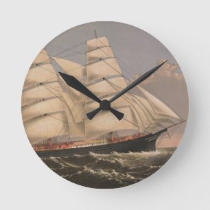 Three Brothers Ship Round Clock
