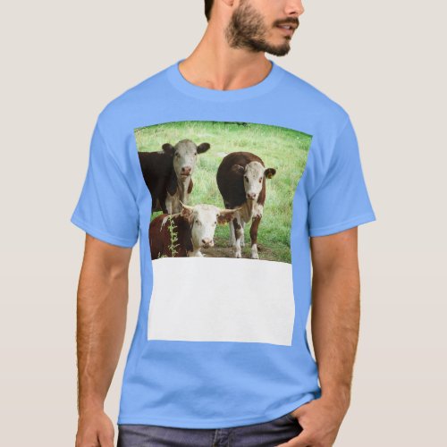 Three Brown Spotted Cows T_Shirt