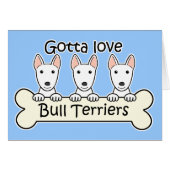 Three Bull Terriers (Front Horizontal)