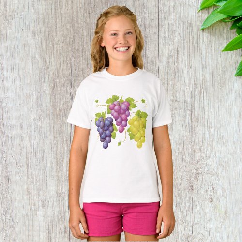Three Bunches Of Grapes T_Shirt