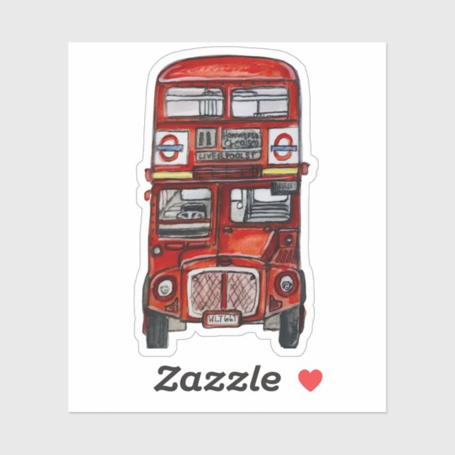 Three Buses Sticker (Sheet)