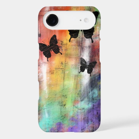 Three Butterflies Case-Mate iPhone Case (Back)