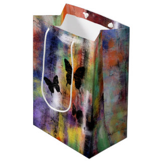 Three Butterflies Medium Gift Bag