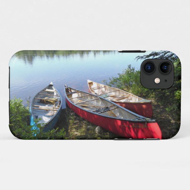 Three Canoes Case-Mate iPhone Case (Back (Horizontal))
