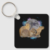 Cute Capybara Personalized Keychain, Zazzle in 2023