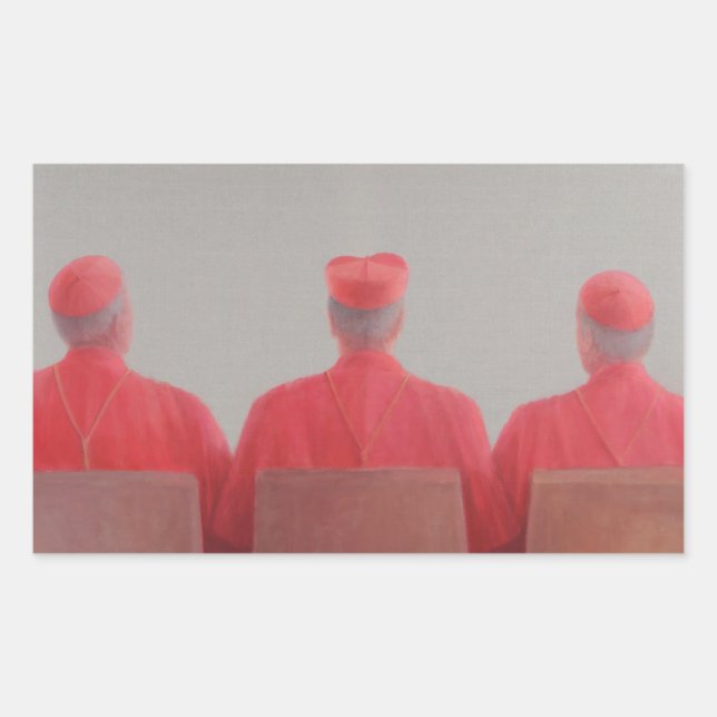 Three Cardinals II 2012 Rectangular Sticker (Front)