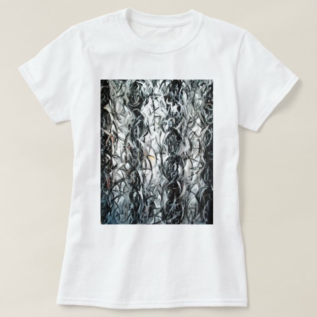 Three Caryatides (abstract expressionism ) T-Shirt (Design Front)