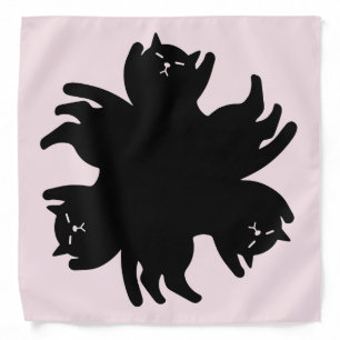 Three Cat. Chic. Cute. Cool Bandana