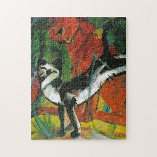 Three cats by Franz Marc Jigsaw Puzzle