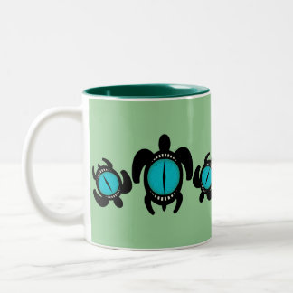 Three Cat's Eye Turtles Mugs