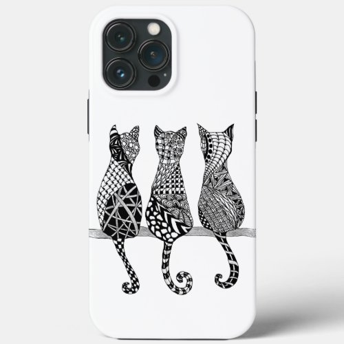 Three Cats on a Branch Case_Mate iPhone Case