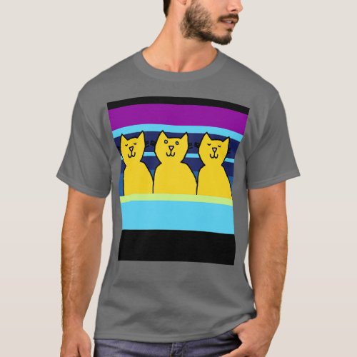 Three Cats Two Blink T_Shirt