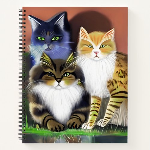 Three Cats with an Attitude Journal 