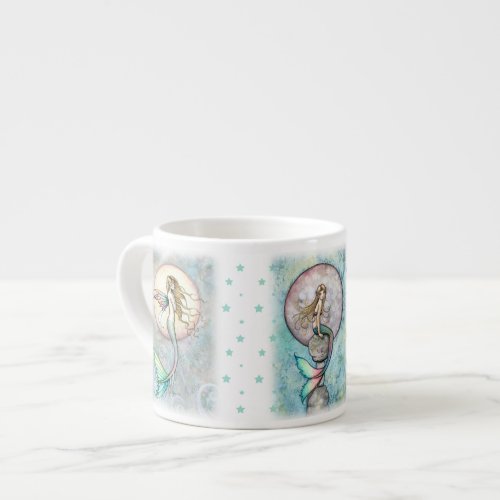 Three Celestial Mermaids Cappucino Cup