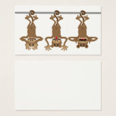 Three cheeky monkeys (Front & Back)