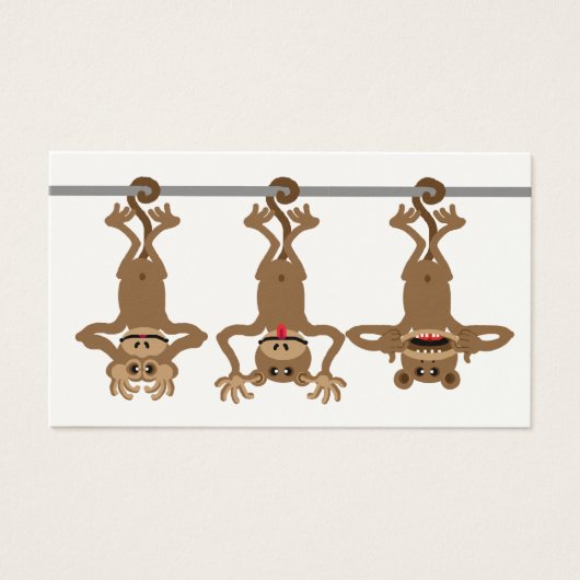Three cheeky monkeys (Front)