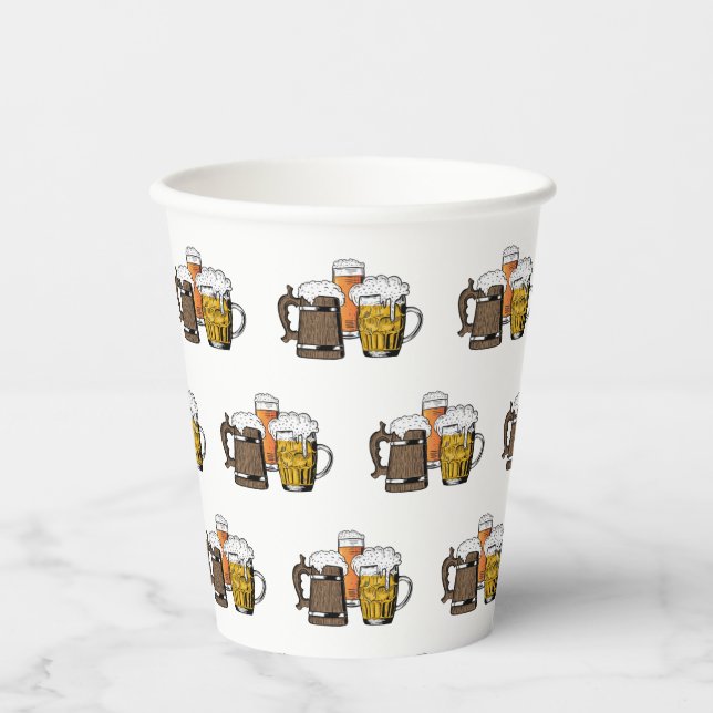 Three Cheers Beers Paper Cups (Front)