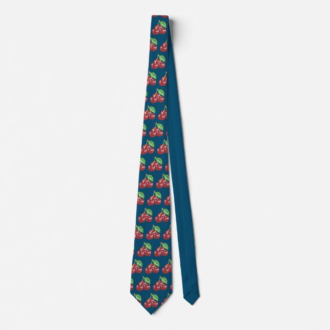 Three Cherries Neck Tie (Front)