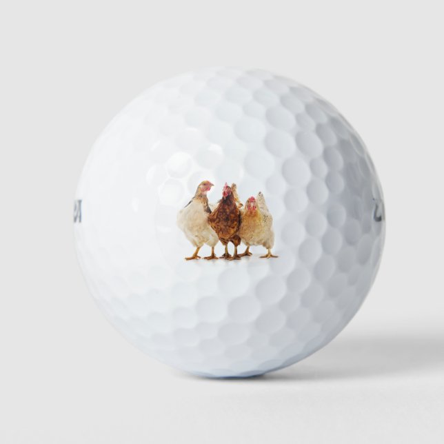 Three Chickens Golf Balls (Front)