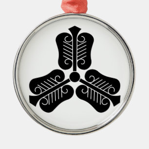 Three Chinese fans Metal Ornament