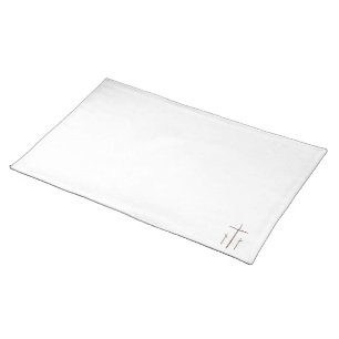 Three Christian Crosses Calvary Placemat
