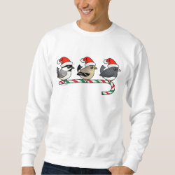 Three Christmas Songbirds (US) Men's Basic Sweatshirt