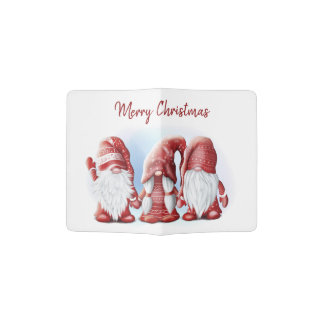 Three Christmas funny gnomes Coffee Mug Stone Magn Passport Holder