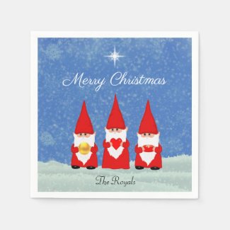 Three Christmas Gnomes