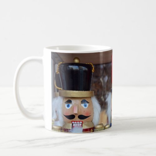 Three christmas nutcrackers coffee mug