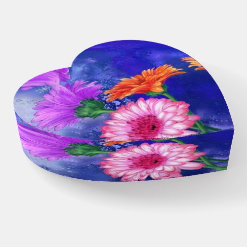 Three Color Gerberas Paperweight