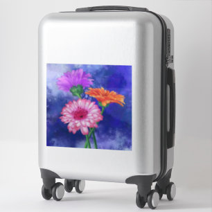 Three Color Gerberas Sticker - Painting