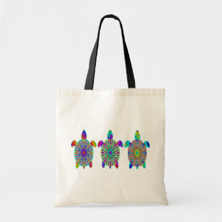 Three Colorful Turtles Bags
