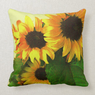 Sunflower Pillows - Decorative & Throw Pillows | Zazzle