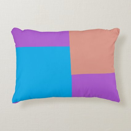 Three colors Accent Pillow