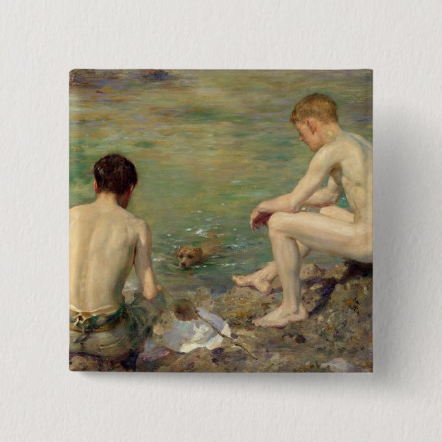 Three Companions Button (Front)