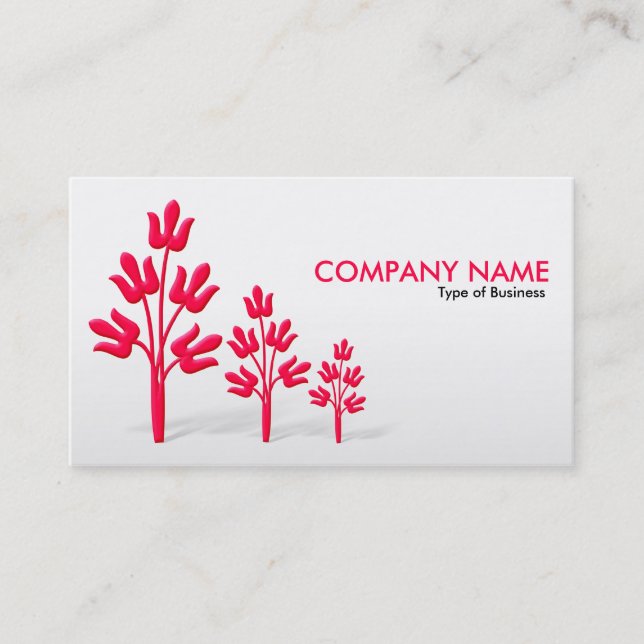 Three Crimson Trees - V2 Business Card (Front)