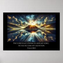 Three Crosses at a Lake