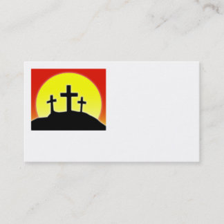 Three Crosses Business Card Design