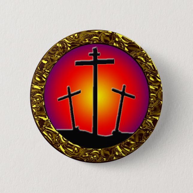 THREE CROSSES BUTTON (Front)
