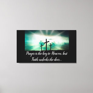 Three Crosses Canvas Print