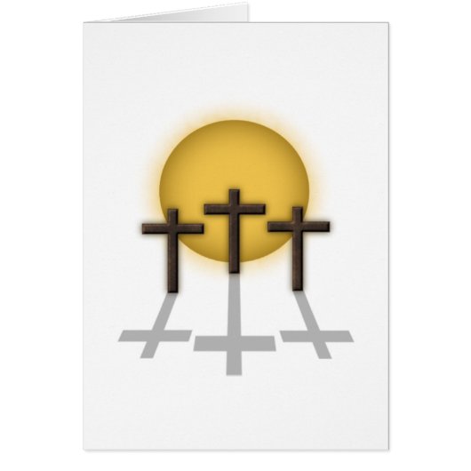 Three Crosses Cards (Front)