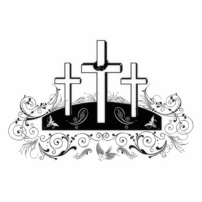 Three crosses magnet (Front)