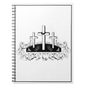 Three crosses notebook